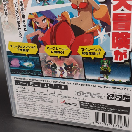 シャンティと七人のセイレーン Nintendo SWITCH Japan Game in ENGLISH Neuf/NewSealed
