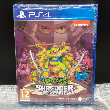 Teenage Mutant Ninja Turtles SHREDDER'S REVENGE +Bonus PS4 NEW(EN-FR-DE-ES-IT-JP-PT)
