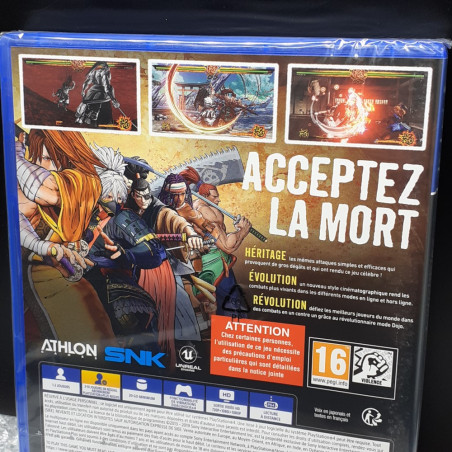 SAMURAI SHODOWN PS4 FR Game in EN-FR-DE-ES-IT-JP NEW SNK VS.Fighting Spirits