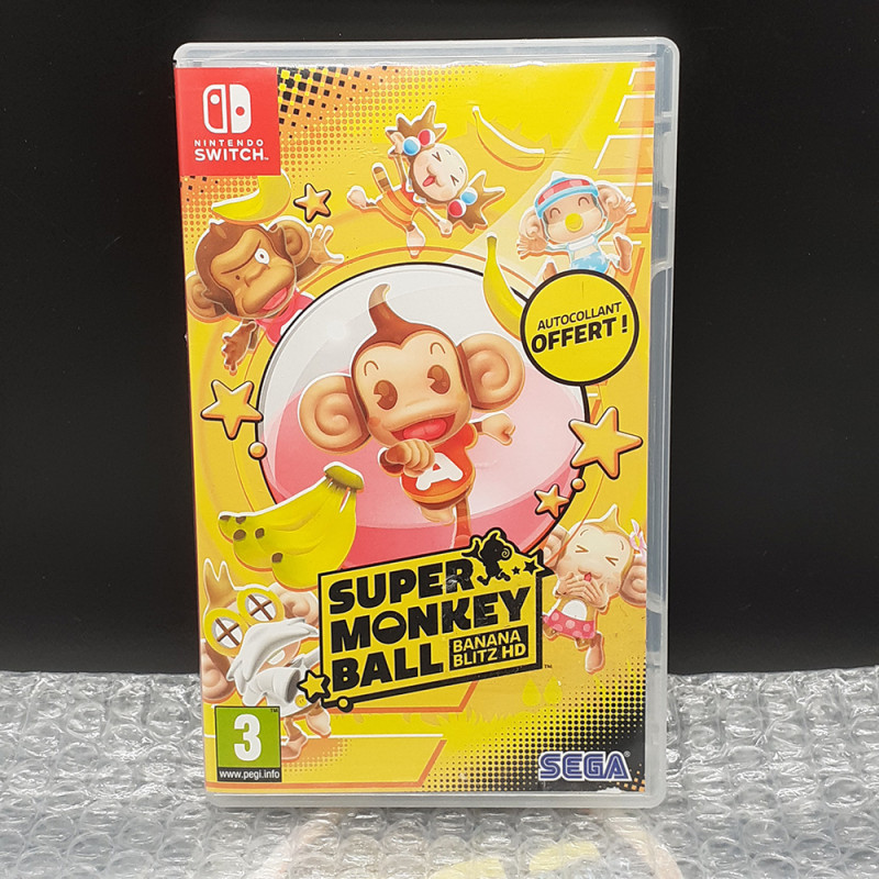 SUPER MONKEY BALL Banana Blitz HD Nintendo SWITCH FR Game In EN-FR-DE-ES-IT