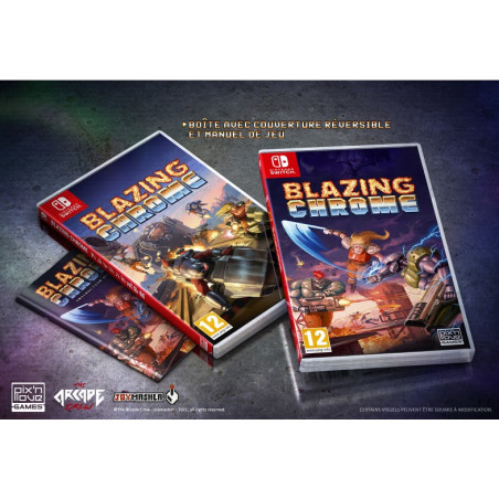 BLAZING CHROME First Edition SWITCH Pix'N Love Games NEW(EN-FR-ES-DE-IT-JP-KR-PT)