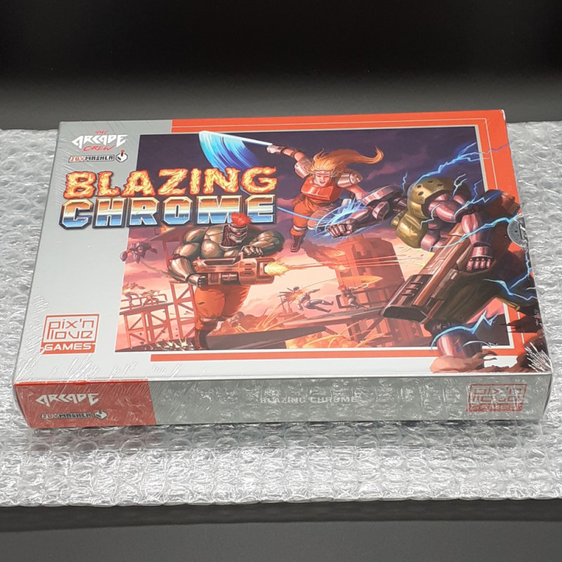 BLAZING CHROME Edition Collector (500Ex!) PS4 Pix'N Love Games NEW(EN-FR-ES-DE-IT-JP-KR-PT)