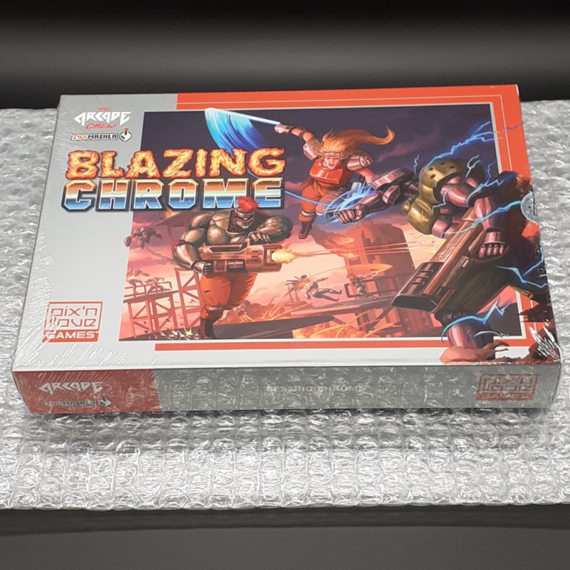 BLAZING CHROME Edition Collector (1000Ex!) SWITCH Pix'N Love Games NEW(EN-FR-ES-DE-IT-JP-KR-PT)