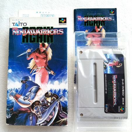 The Ninja Warriors Again Super Famicom Japan Ver. Beat Them All Taito 1994 (Nintendo SFC)