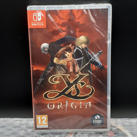 Ys Origin Nintendo Switch Euro Game n EN-FR-IT-DE-ES-JP Neuf/NewSealed ActionRPG