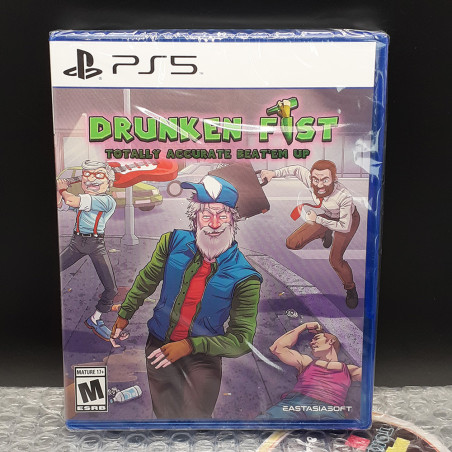 DRUNKEN FIST PS5 USA Game Neuf/New Sealed Beat 'em Up EastAsiaSoft Playstation 5