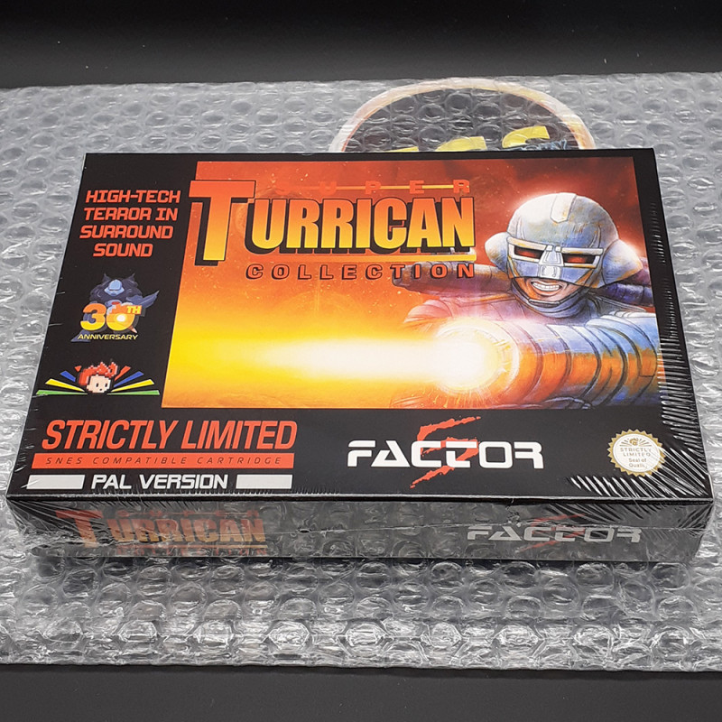 SUPER TURRICAN COLLECTION (1+Director's Cut) Strictly Limited SNES Nintendo PAL