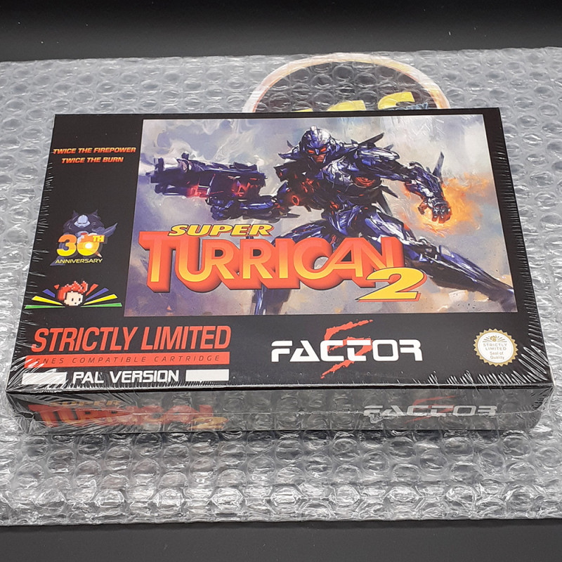 SUPER TURRICAN 2 Special Ed. (+Score Attack) Strictly Limited SNES Nintendo PAL