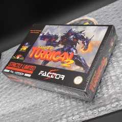 SUPER TURRICAN 2 Special Ed. (+Score Attack) Strictly Limited SNES Nintendo PAL
