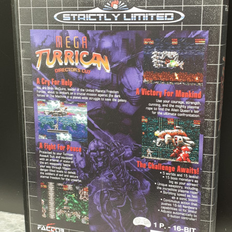 MEGA TURRICAN Director's Cut Strictly Limited Games (1500Ex!) MEGADRIVE PAL NEW