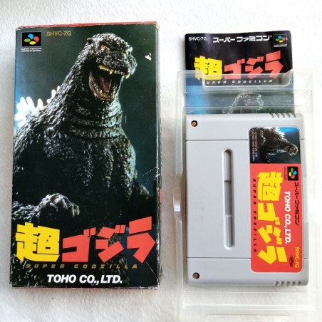 Super Godzilla Super Famicom Japan Ver. Fighting Toho 1993 (Nintendo SFC)