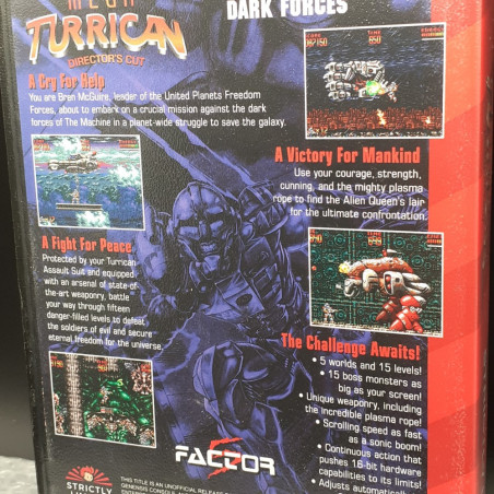 MEGA TURRICAN Director's Cut Strictly Limited Games MEGADRIVE & US GENESIS NEW