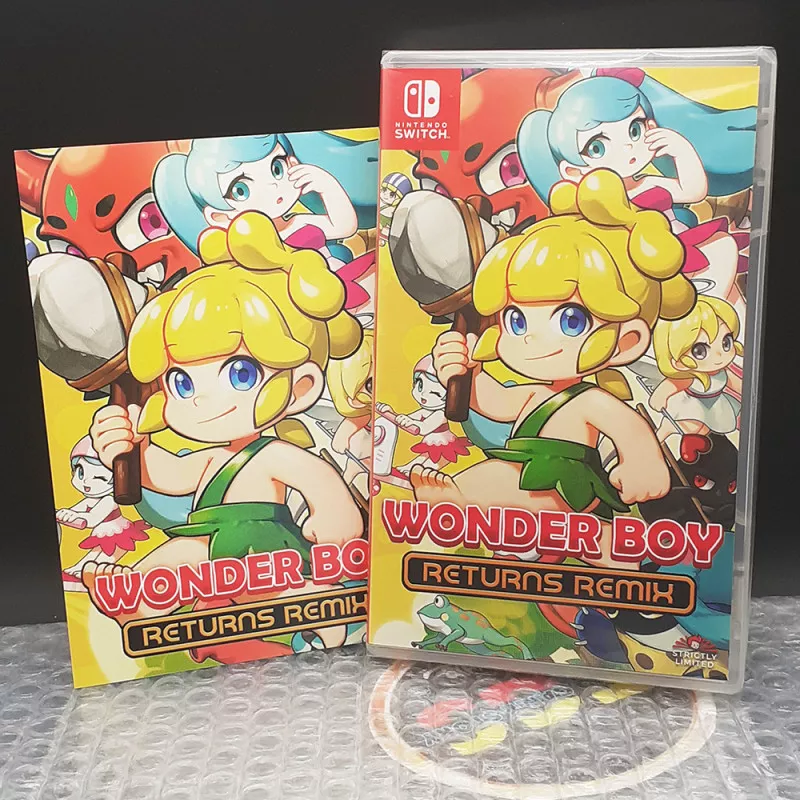 Wonder Boy Returns Remix SWITCH Strictly Limited Games (3000EX!) SLG65+Card  NEW