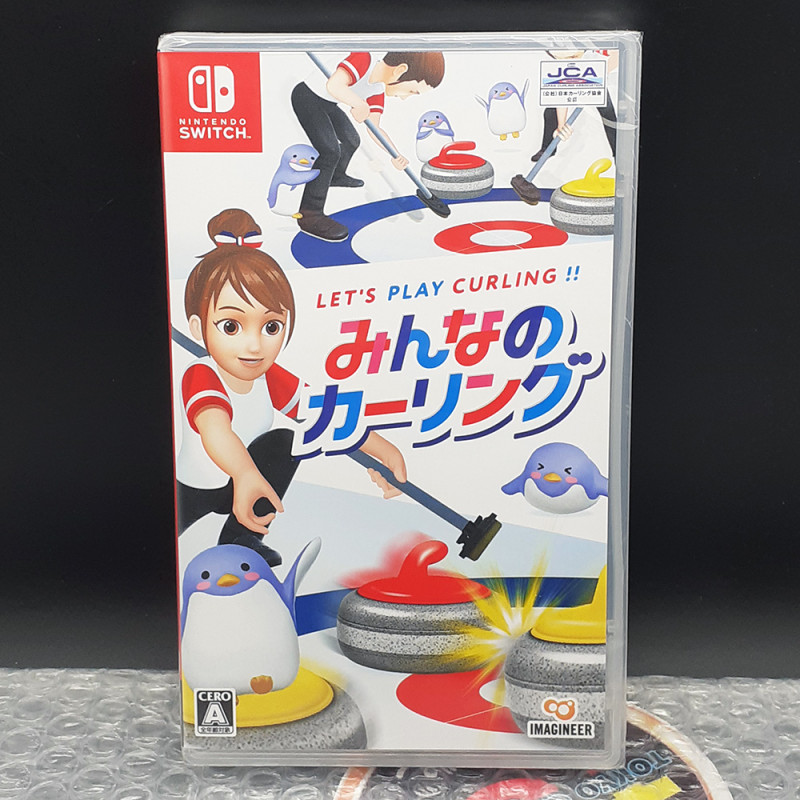 Let's Play Minna no Curling!! Nintendo Switch Japan Game Neuf/NewSealed