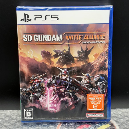 SD Gundam Battle Alliance PS5 Japan Game in EN-FR-DE-ES-IT-PT Neuf/NewSealed