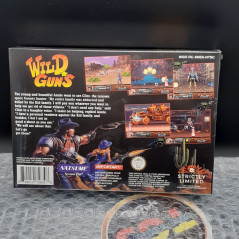 WILD GUNS Natsume/Strictly Limited Game SUPER NINTENDO SNES US&PAL Neuf/New