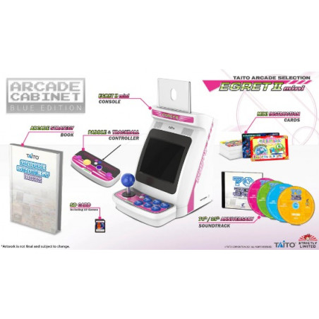 EGRET II MINI Arcade Cabinet Blue Edition +50 Games&Trackball StrictlyLimited EU