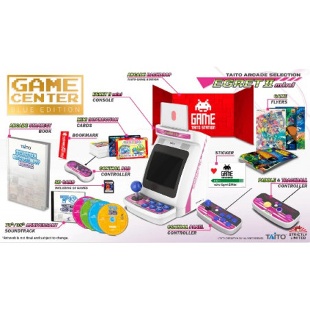 EGRET II mini Arcade Game Center Blue Full Set Luxury Edition StrictlyLimited EU