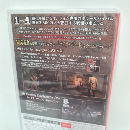 Dead by Daylight 5th Anniversary Edition SWITCH Japan Game In EN-FR-DE-ES-IT New (Bio Hazard Contents)