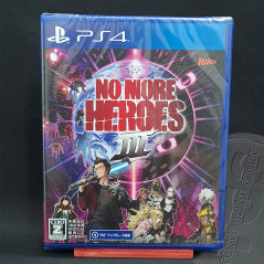 No More Heroes III PS4 Japan Game in EN-FR-DE-ES-IT-KR-PT Neuf/NewFactorySealed
