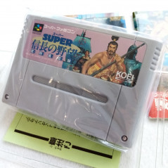 Super Nobunaga No Yabou Bushou Fuunroku Super Famicom Japan Ver. TBE Strategy Koei 1991 (Nintendo SFC)