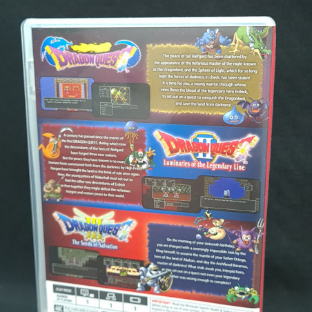 DRAGON QUEST TRILOGY COLLECTION 1-2-3 SWITCH Asian Game in ENGLISH SQUARE ENIX RPG II III