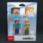 Amiibo Super Smash Bros. Series Figure (STEVE & ALEX) Japan Ver. NEUF/NEW Sealed Nintendo