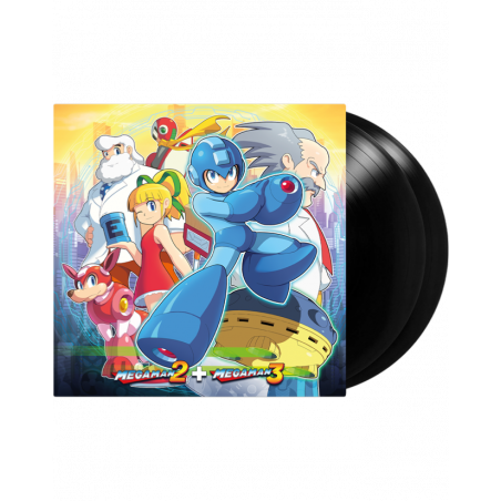 Mega Man 2 & 3 2LP Original Soundtrack Vinyle Record NEW Rockman Megaman OST