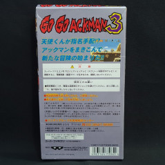 Go Go Ackman 3 + Reg. Card Super Famicom Japan Game Nintendo SFC GoGo Action Banpresto 1995 SHVC-P-AVPJ