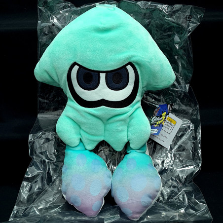 Sanei Splatoon 3 All Star Collection Plush/Peluche: Squid Light Blue (M Size) Japan New