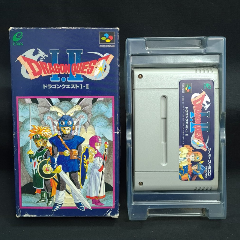 Dragon Quest I.II (I&II) Super Famicom Japan Ver. RPG Enix 1993 (Nintendo SFC)