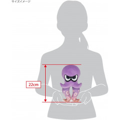 Sanei Splatoon 3 All Star Collection Plush/Peluche: Octopus Purple (S Size) Japan New