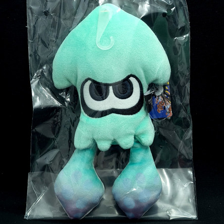 Sanei Splatoon 3 All Star Collection Plush/Peluche: Squid Light Blue (S Size) Japan New