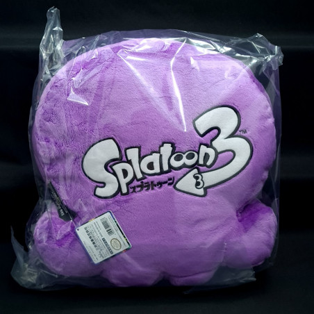 Sanei Splatoon 3 All Star Collection Cushion/Coussin: Octopus Purple (34cm)Japan New