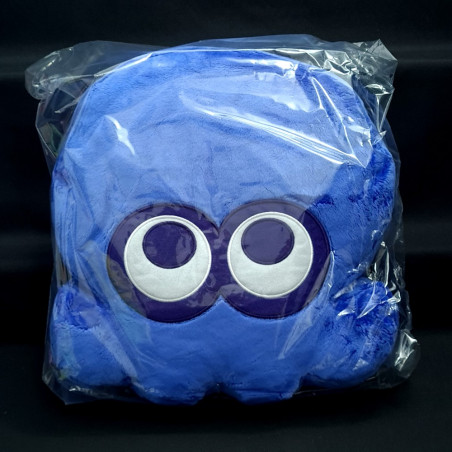 Sanei Splatoon 3 All Star Collection Cushion/Coussin/Plush: Octopus Blue (34cm)Japan New