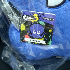 Sanei Splatoon 3 All Star Collection Cushion/Coussin/Plush: Octopus Blue (34cm)Japan New