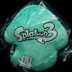 Sanei Splatoon 3 All Star Collection Cushion/Coussin/Plush: Squid Light Blue (34cm)Japan New