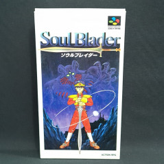 Soul Blader Super Famicom Japan Game Nintendo SFC Action Rpg Enix 1992 SHVC-SO