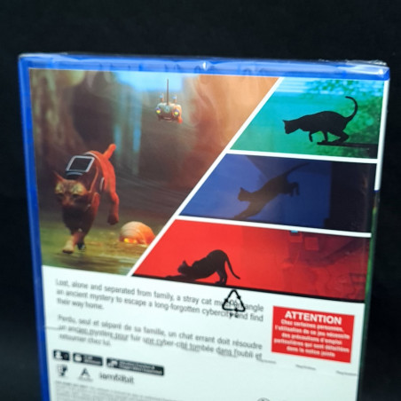 STRAY (+Artcards) PS5 Euro Game in EN-FR-DE-ES-IT Neuf/NewFactorySealed