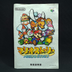 Mario Story Paper Mario Nintendo 64 Japan Game N64 RPG Intelligent systems 2000 NUS-P-NMQJ