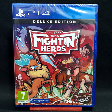 Them's Fightin' Herds PS4 Euro Game In EN-FR-DE-ES-IT-PT-JP-KR-CH Neuf/NewSealed