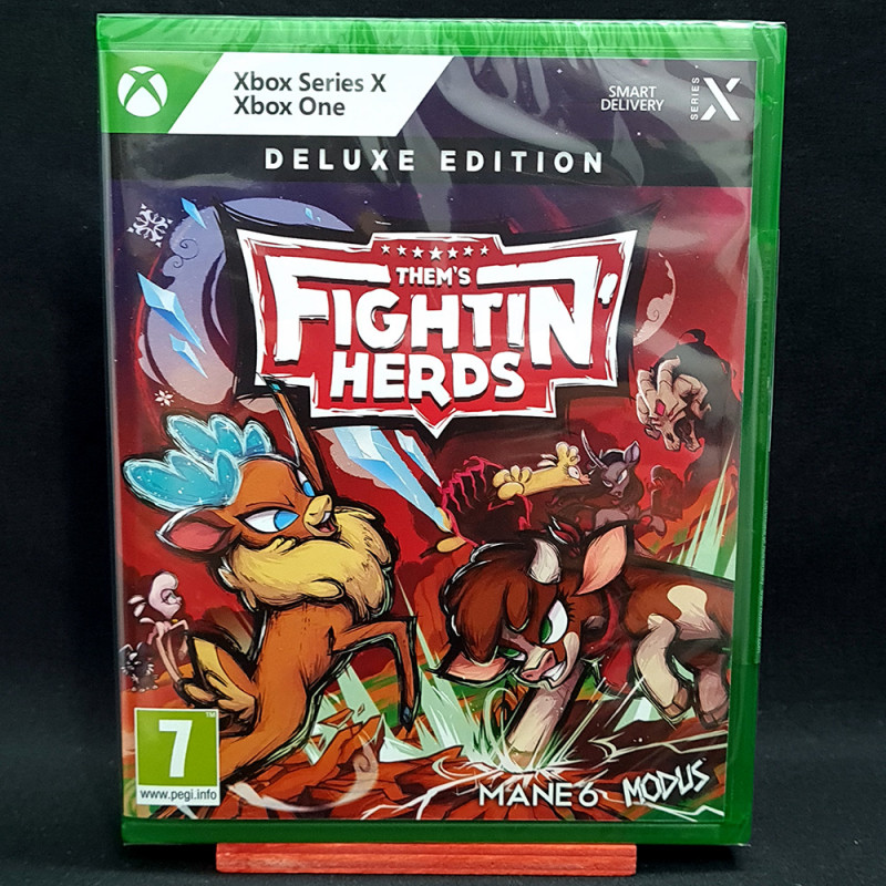 Them's Fightin' Herds Xbox One/Series X Game In EN-FR-DE-ES-IT-PT-JP-KR-CH Neuf/NewSealed
