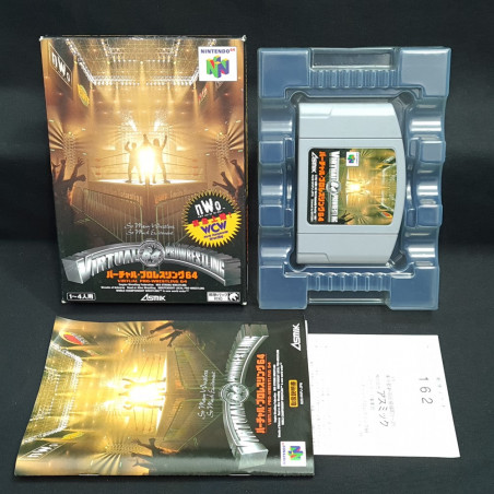 Virtual Pro Wrestling 64 (Nwo Wcw) Nintendo 64 Japan N64 sport wrestling Asmik 1997