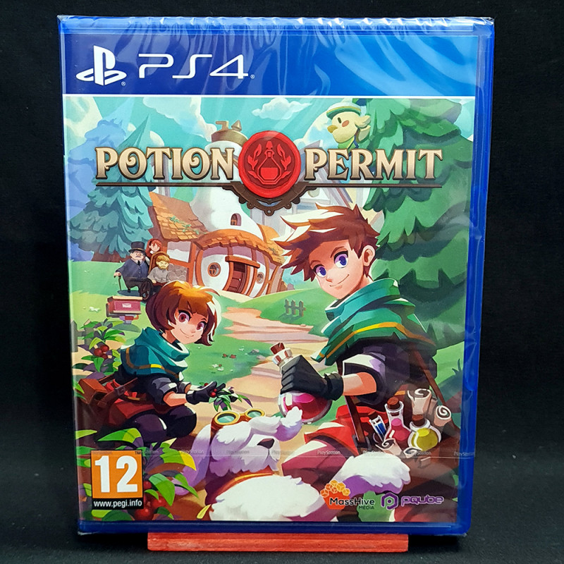 POTION PERMIT PS4 Euro Game In EN-FR-DE-ES-KR-CH NEUF/NEW Sealed Pqube Action RPG
