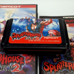 SPLATTERHOUSE PART 2 SEGA MEGADRIVE JAPAN VER. SPLATTER HOUSE MEGA DRIVE BEAT THEM ALL NAMCO