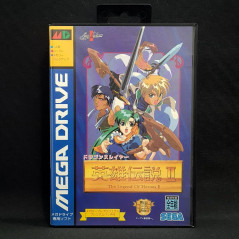 Dragon Slayer: Legend of Heroes Eiyuu Densetsu II (TBE) Sega Megadrive Japan Ver. RPG Mega Drive 1995