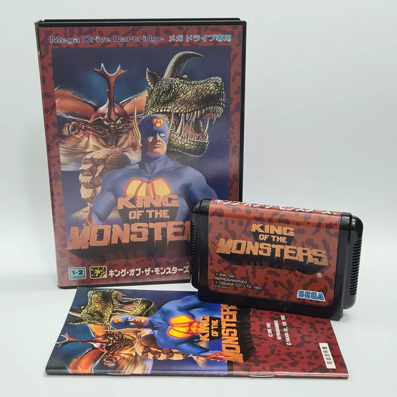 King of the Monsters キング・オブ・ザ・モンスターズ (TBE) Sega Megadrive Japan Ver. Sega  Takara Snk beat them up Mega Drive 1993