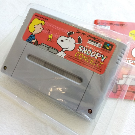 スヌーピーコンサート Super Famicom Japan Ver. Nintendo 1995 (SFC) TBE