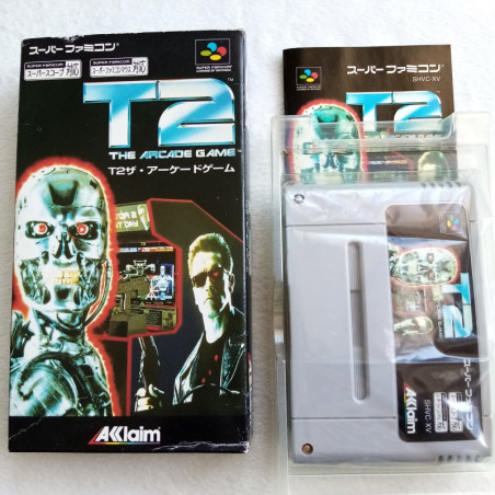 T2 Terminator 2 The Arcade Game Super Famicom Japan Ver. Action Aklaim 1994 (Nintendo SFC)