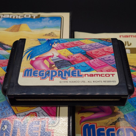 Mega Panel Sega Megadrive Japan Ver. Puzzle Game Mega Drive Namcot 1990